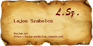 Lajos Szabolcs névjegykártya